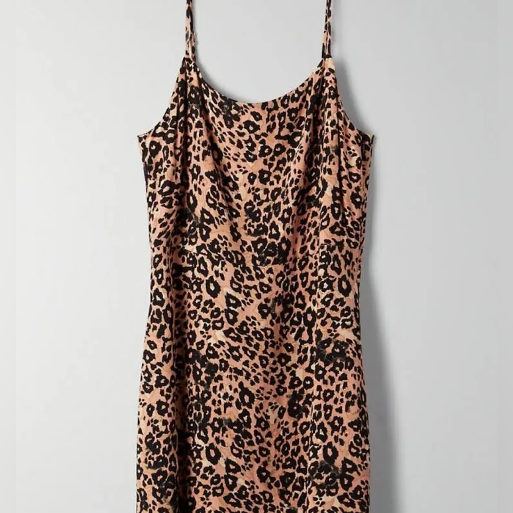 aritzia x Wilfred Free leopard mini dress